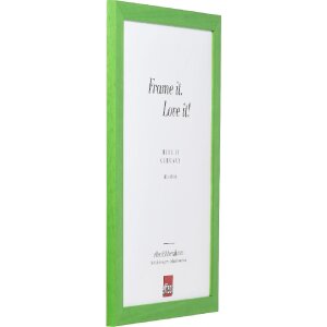 Marco de fotos de madera Effect Profil Top Pro meeresverde 20x20 cm con vidrio decorativo