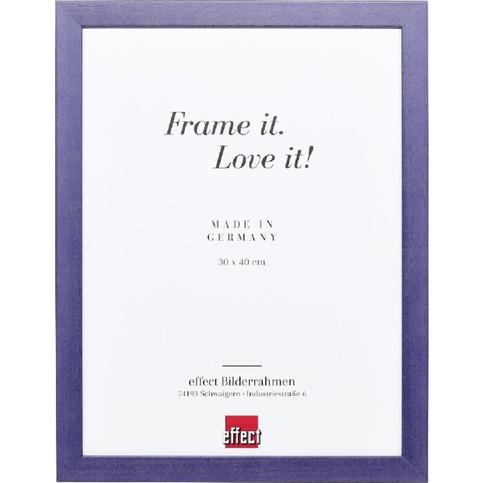 Marco de fotos de madera Profil Top Pro Flieder 20x20 cm con vidrio decorativo