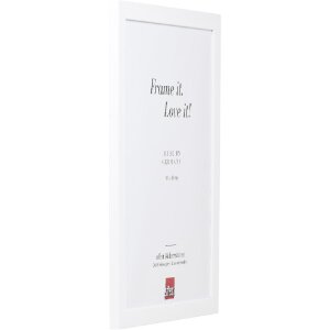 Marco de fotos de madera Effect Profil Top Pro blanco 25x60 cm con vidrio decorativo