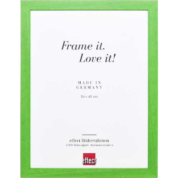 Marco de fotos de madera Effect Profil Top Pro verde marino 50x65 cm vidrio decorativo