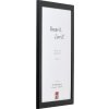 Marco de fotos de madera Profil Top Pro negro 60x60 cm con vidrio decorativo