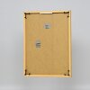 Cuadro Puzzle Efecto Arte Vidrio Acrílico Oro 33x66 cm Colgante de Pared