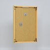 Cuadro Puzzle Efecto Arte Vidrio Acrílico Oro 33x66 cm Colgante de Pared