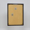 Cuadro Puzzle Efecto Arte Vidrio Acrílico Negro 33 x 66 cm Colgante de Pared