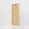 Efecto marco de madera perfil 35 marrón claro 20x28 cm cristal normal + separador