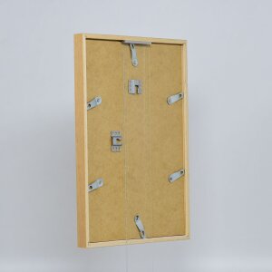 Efecto marco de madera perfil 35 roble 23x70 cm cristal normal + separador