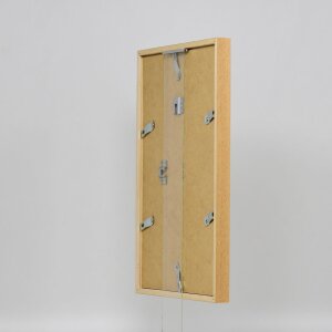 Efecto marco de madera perfil 35 roble 29,7x42 cm cristal normal + separador