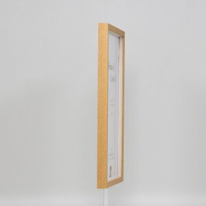 Efecto marco de madera perfil 35 roble 35x50 cm cristal normal + separador