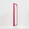 Efecto marco de madera perfil 35 rojo 50x65 cm cristal normal + separador