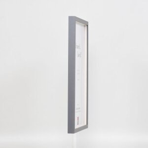 Efecto marco de madera perfil 35 antracita 50x65 cm cristal normal + separador