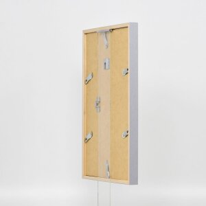 Efecto marco de madera perfil 35 gris claro 50x70 cm cristal normal + separador