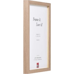 Marco de fotos de madera Profil 54 Nuño 21x28 cm con vidrio límpido 0543-2128-51