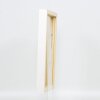 Efecto marco de madera perfil 55 blanco 21x29,7 cm cristal normal + barra separadora