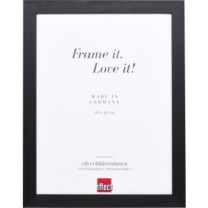 Marco de madera Effect Profile 55 negro 50x75 cm cristal...