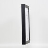 Efecto marco de madera Perfil 55 negro 62x93 cm cristal normal + separador