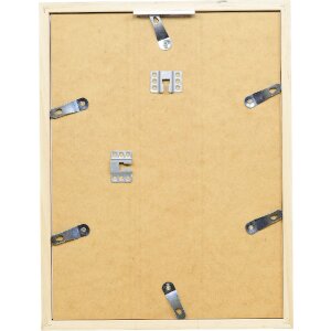 Marco de fotos de madera Effect Profil 58 antiksilber 13x13 cm con cristal transparente y listón de separación