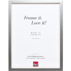 Marco de fotos de madera Profil 58 plata 18x27 cm con...