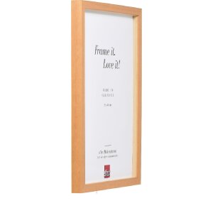 Marco de fotos Effect Profil 58 marrón claro 60x80 cm con vidrio transparente y listón de separación