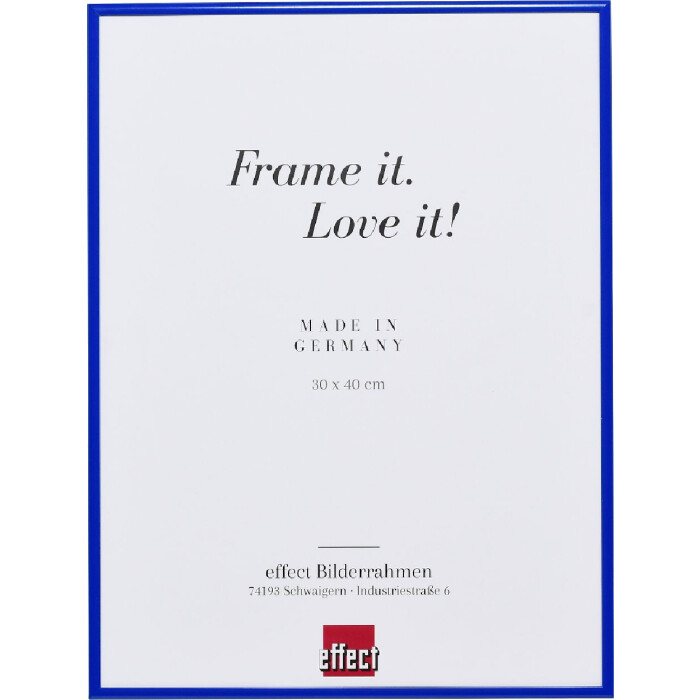 Marco de fotos efecto Quadro espejo azul 20 x 30 cm