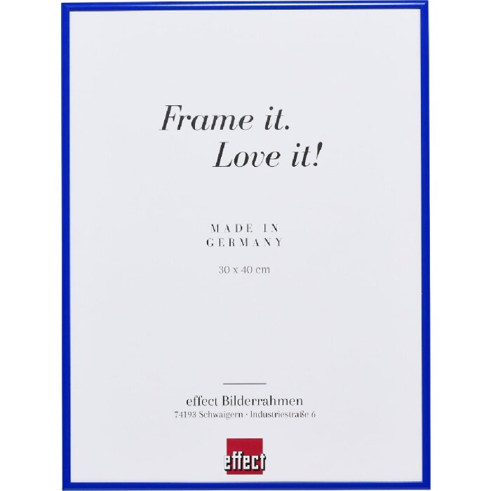 Marco de fotos Effect Quadro Espejo azul 28 x 35 cm