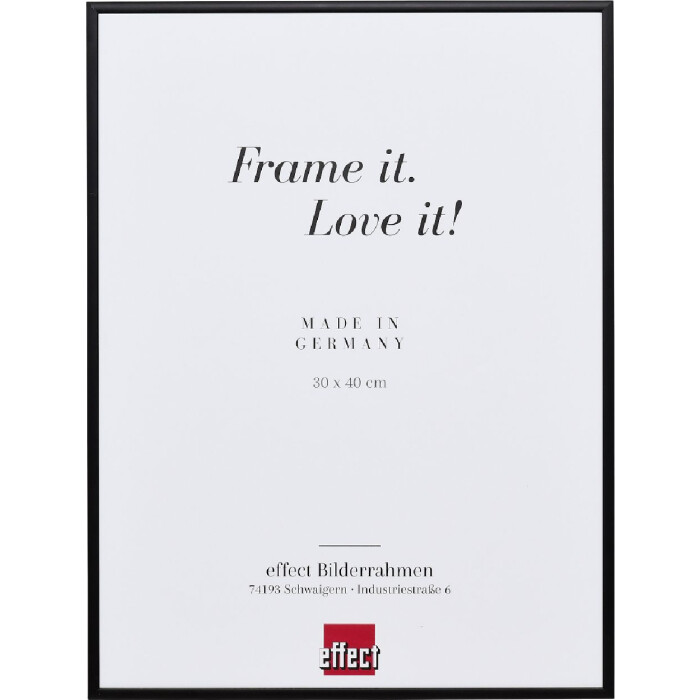 Marco de fotos de espejo Effect Quadro Negro 30 x 40 cm