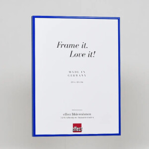 Marco de fotos Effect Quadro Espejo azul 30x45 cm aluminio con cristal espejo