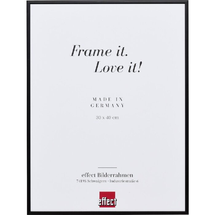 Marco de fotos con espejo Effect Quadro Negro 30 x 45 cm