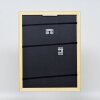 Espejo Pared Efecto Madera Perfil 21 marron 20x30 cm
