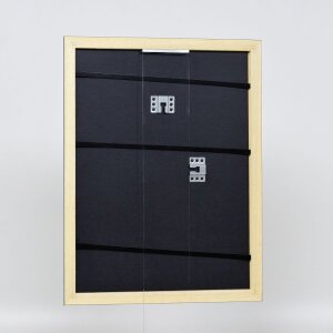 Espejo de pared efecto madera perfil 21 azul 24x30 cm