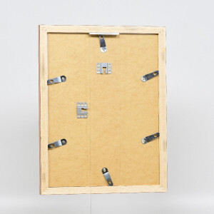 Espejo de pared con marco de madera perfil 41, antiguo dorado, 30x45 cm