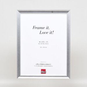 Espejo de pared con perfil de madera 41, plata, 40x40 cm