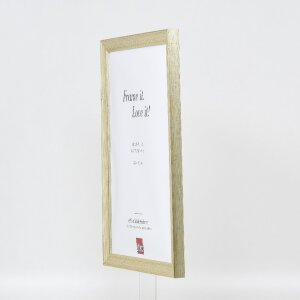 Espejo de pared con marco de madera Effect 41 40x60 cm Antique Plata