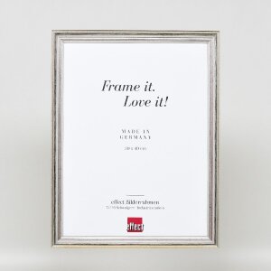 Espejo de pared Effect Profil 44 plateado 40x40 cm