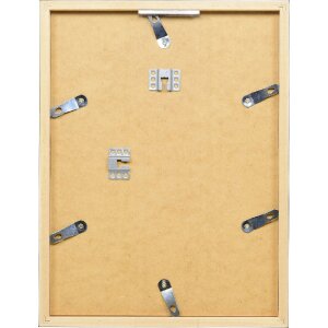 Espejo de pared de madera Efecto Profil 58 Negro 60x80 cm