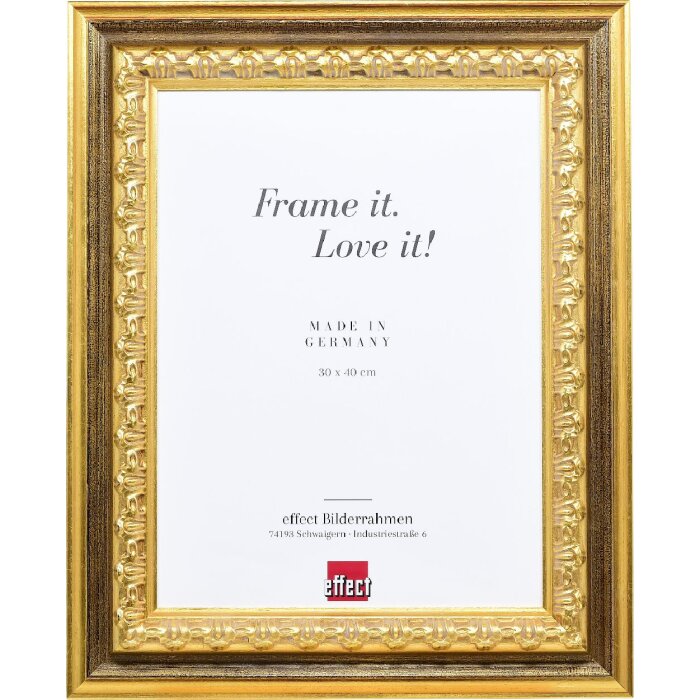 Espejo de pared Barock Profil 80 de madera 20x20 cm dorado