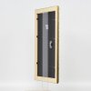 Efecto espejo de pared perfil de madera 94 oro 18x27 cm espejo