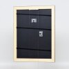 Efecto espejo de pared perfil de madera 94 oro 18x27 cm espejo