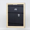 Espejo de pared efecto madera perfil 94 negro 24x30 cm espejo