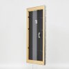 Espejo de pared efecto madera perfil 94 plata 10,5x14,8 cm espejo