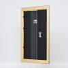 Espejo de pared efecto madera perfil 94 plata 10,5x14,8 cm espejo