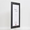 Efecto espejo de pared perfil 2240 espejo de madera negro 30x40 cm