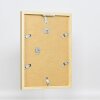 Espejo de pared efecto cubo perfil madera oro 50x70 cm