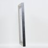 Efecto marco de madera maciza perfil 28 plata 40x50 cm cristal acrílico calidad museo