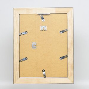 Efecto marco de madera maciza perfil 28 oro 59,4x84,1 cm cristal acrílico calidad museo