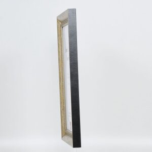 Efecto marco de madera maciza perfil 28 oro 59,4x84,1 cm cristal acrílico calidad museo
