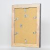 Efecto marco de madera maciza perfil 28 plata 70x100 cm cristal acrílico calidad museo