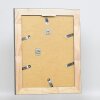 Efecto marco de madera maciza perfil 28 plata 70x70 cm cristal acrílico calidad museo