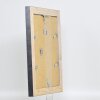 Efecto marco de madera maciza perfil 28 plata 70x70 cm cristal acrílico calidad museo