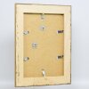 Efecto marco barroco perfil 31 plata 21x28 cm cristal acrílico calidad museo