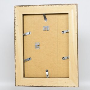 Efecto marco barroco perfil 31 marrón 29,7x42 cm cristal acrílico calidad museo